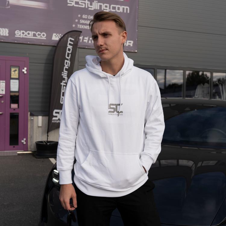 SC Hoodie - Passion for Cars - White